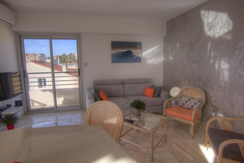 Beau 2 Pieces 3 Etoiles Vue Mer Et Montagnes Garage Prive Cannes Bagian luar foto